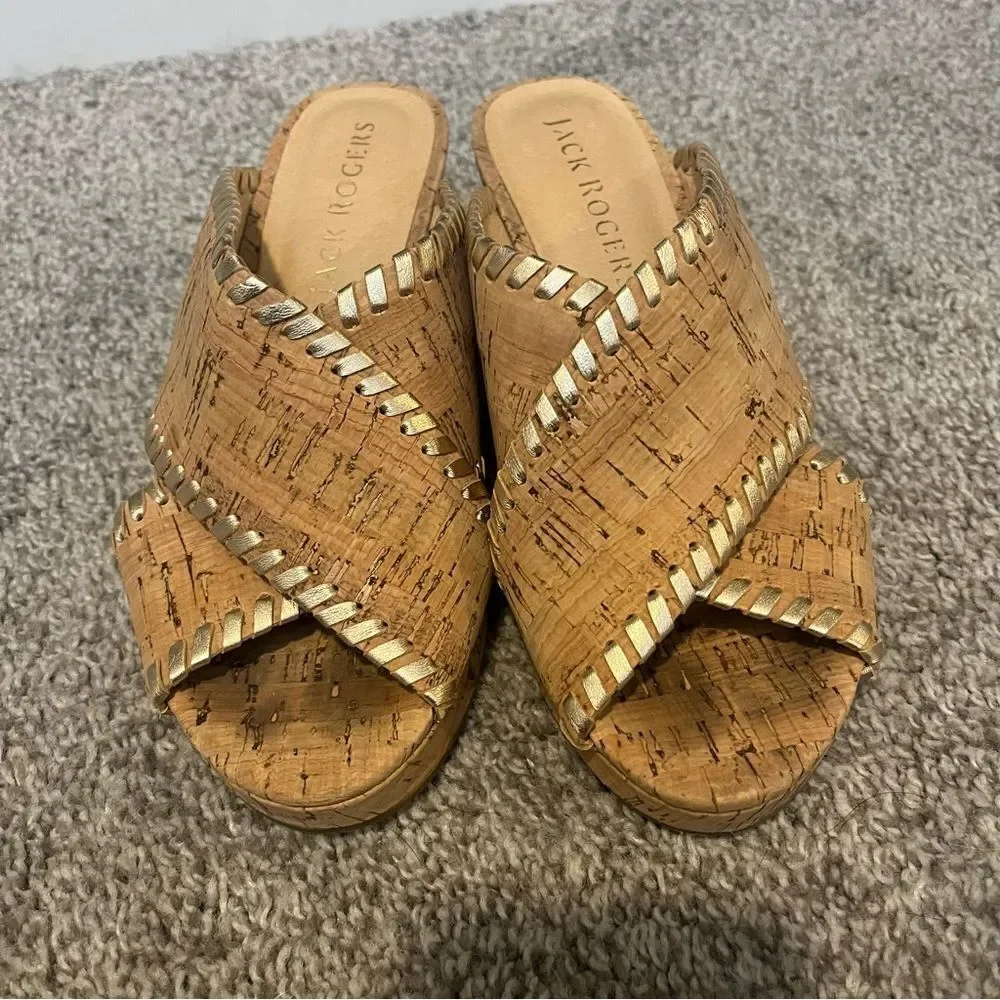Jack Rogers Cross Band Mid-Wedge - Sloane 7.5